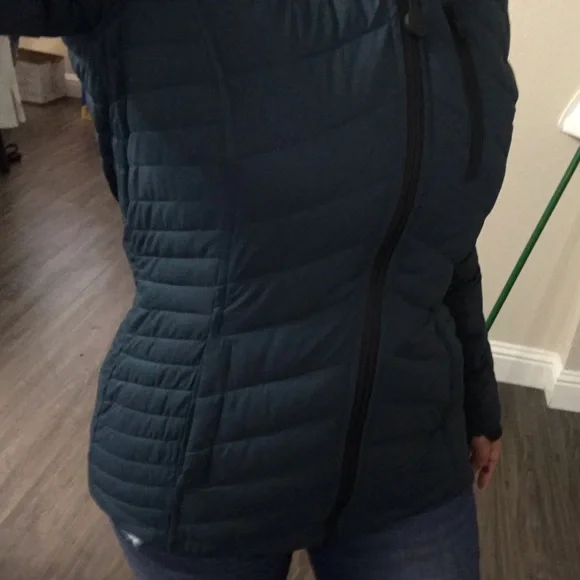 Nautica Women's Puffer Jacket - Dark Green - Picture 6 of 6